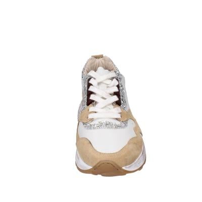 scarpe donna MOMA sneakers marrone pelle beige glitter 3AS401-CR1 BC65 I Più Venduti
