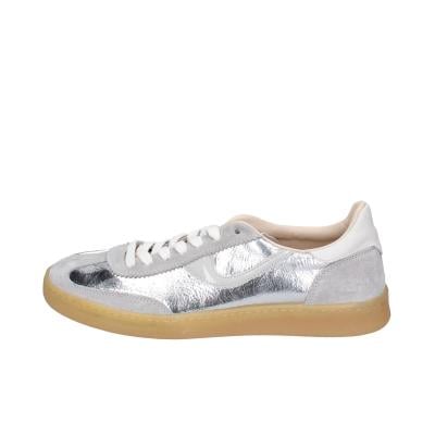 scarpe donna MOMA sneakers argento pelle lucida grigio camoscio 3AS420-CRV BC788 In Saldo
