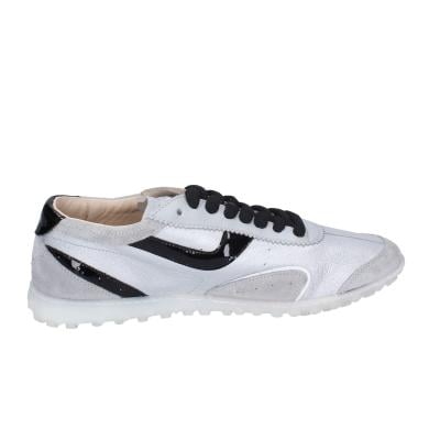 scarpe donna MOMA sneakers grigio pelle vernice PER00A-PERC BC66 Nuova