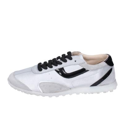scarpe donna MOMA sneakers grigio pelle vernice PER00A-PERC BC66 Nuova