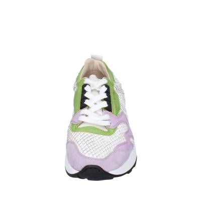 scarpe donna MOMA sneakers viola pelle bianco camoscio 3AS401-CR8 BC72 Moda