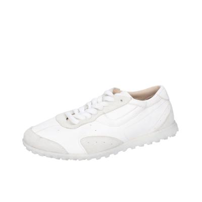 scarpe donna MOMA sneakers bianco pelle camoscio PER00A-PERD BC846