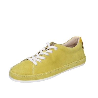 scarpe donna MOMA sneakers giallo camoscio 3AS423-CRVE4 BC73
