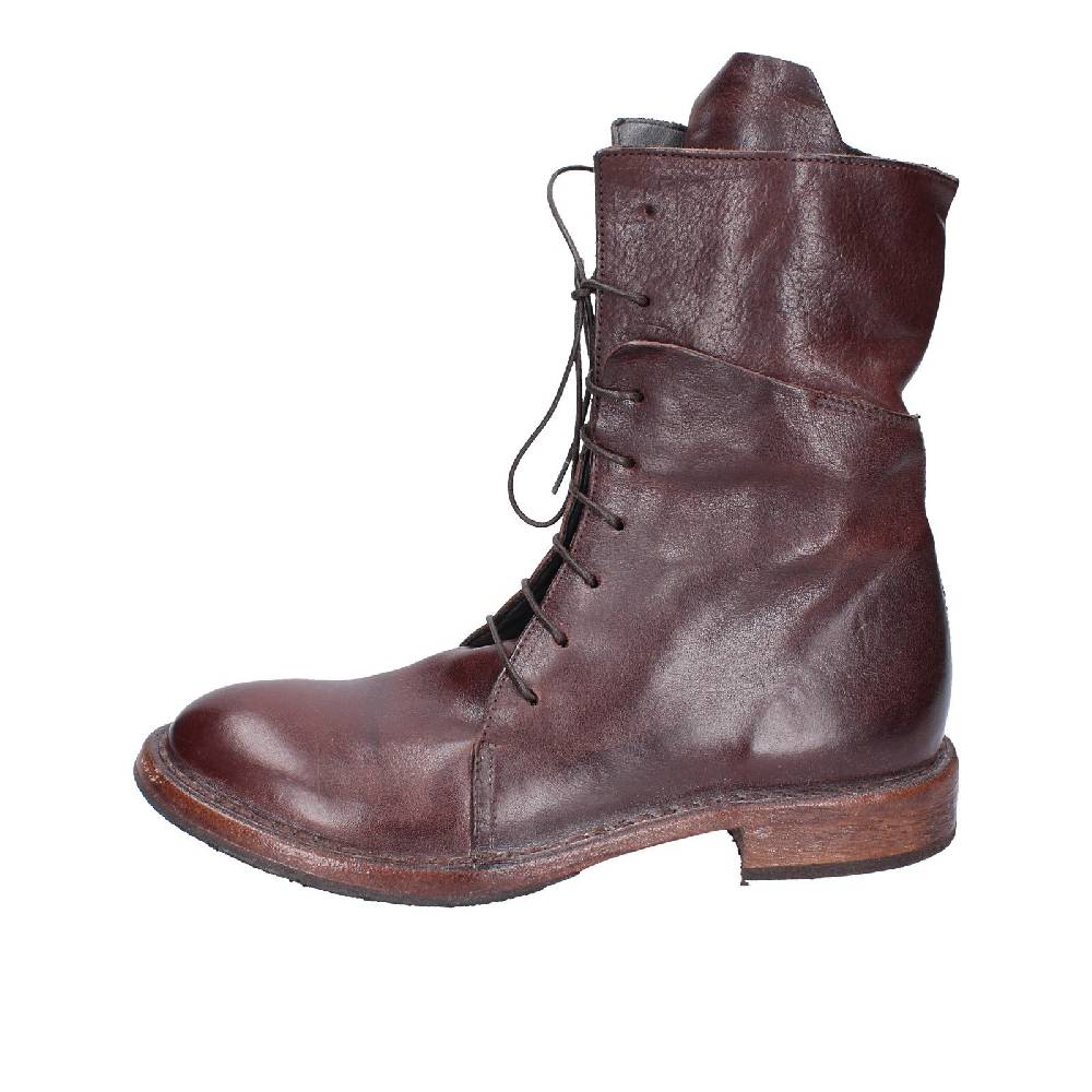 scarpe donna MOMA stivaletti marrone pelle 1CW195 VINTAGE EX492 Vendita