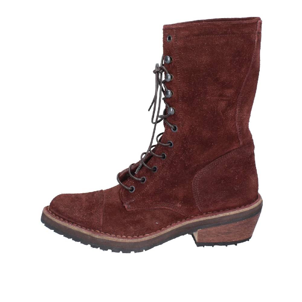 scarpe donna MOMA stivaletti bordeaux camoscio 77301C EY578 Promozione