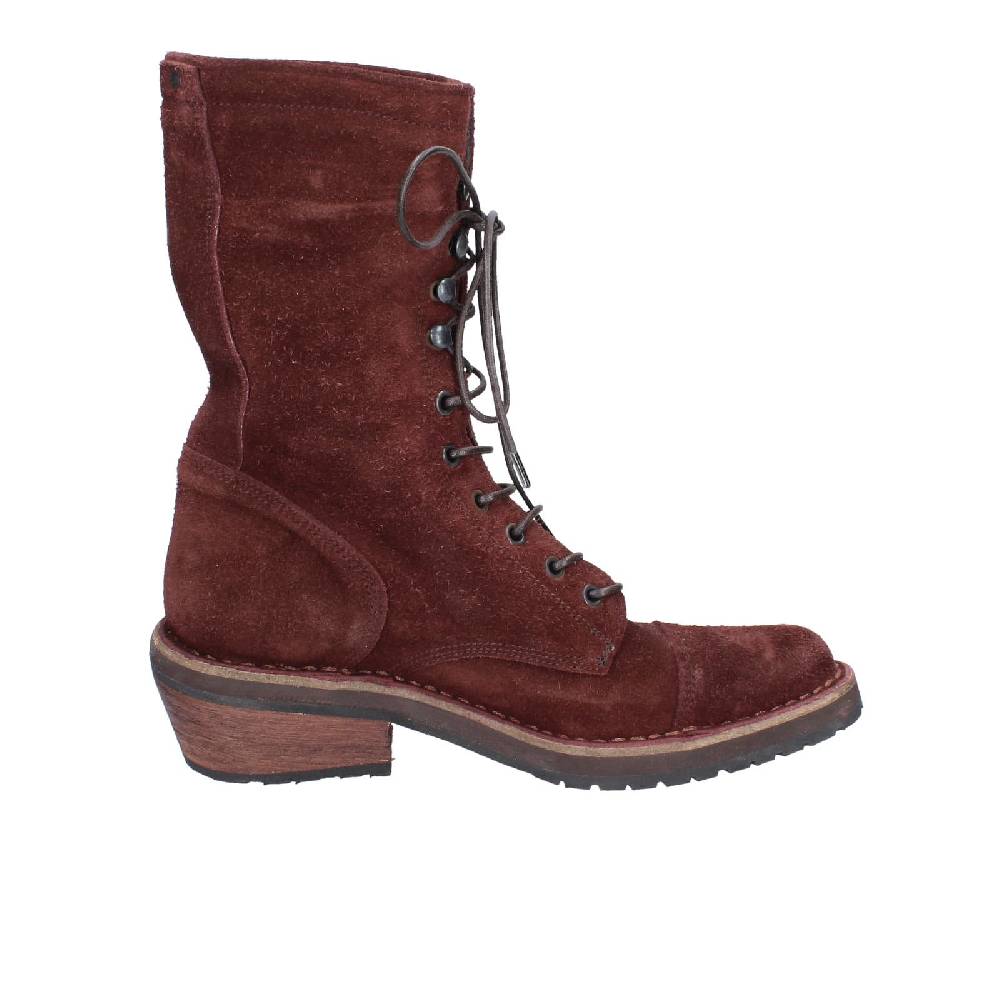 scarpe donna MOMA stivaletti bordeaux camoscio 77301C EY578 Promozione