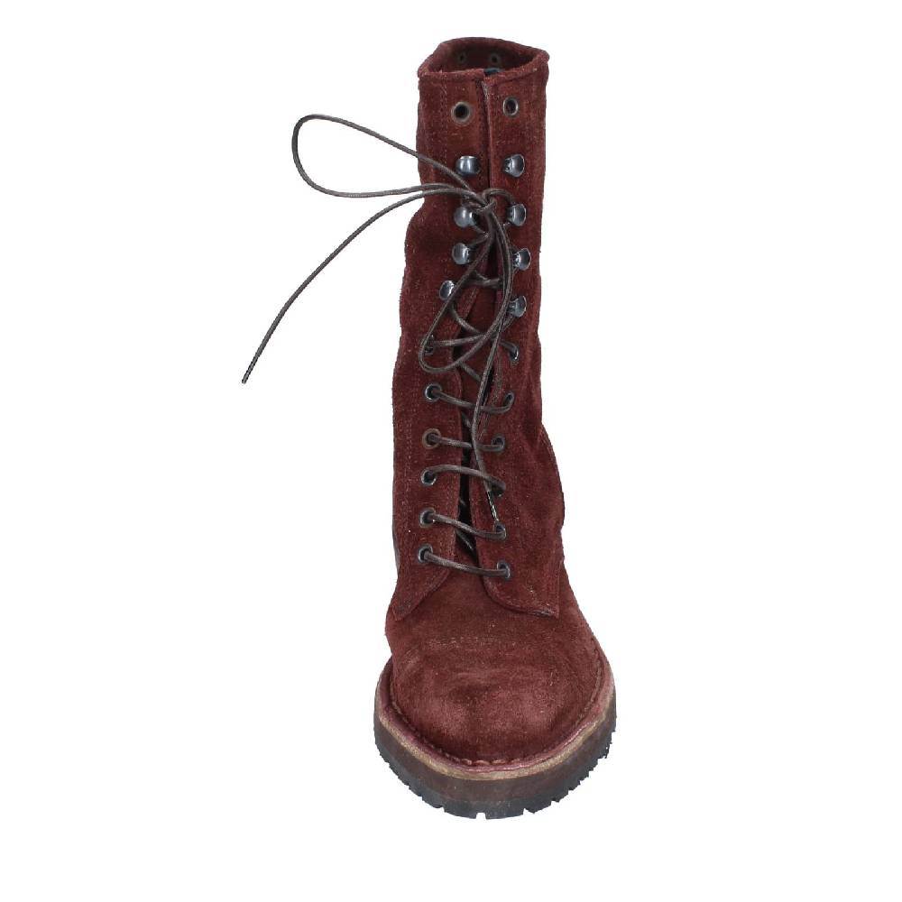 scarpe donna MOMA stivaletti bordeaux camoscio 77301C EY578 Promozione