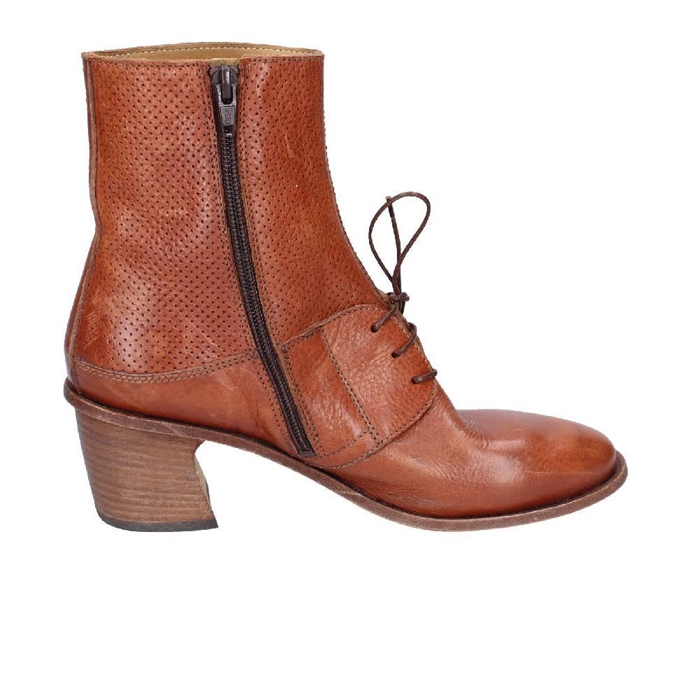 scarpe donna MOMA stivaletti marrone pelle 28403C VINTAGE EX401 Spedizione Gratuita