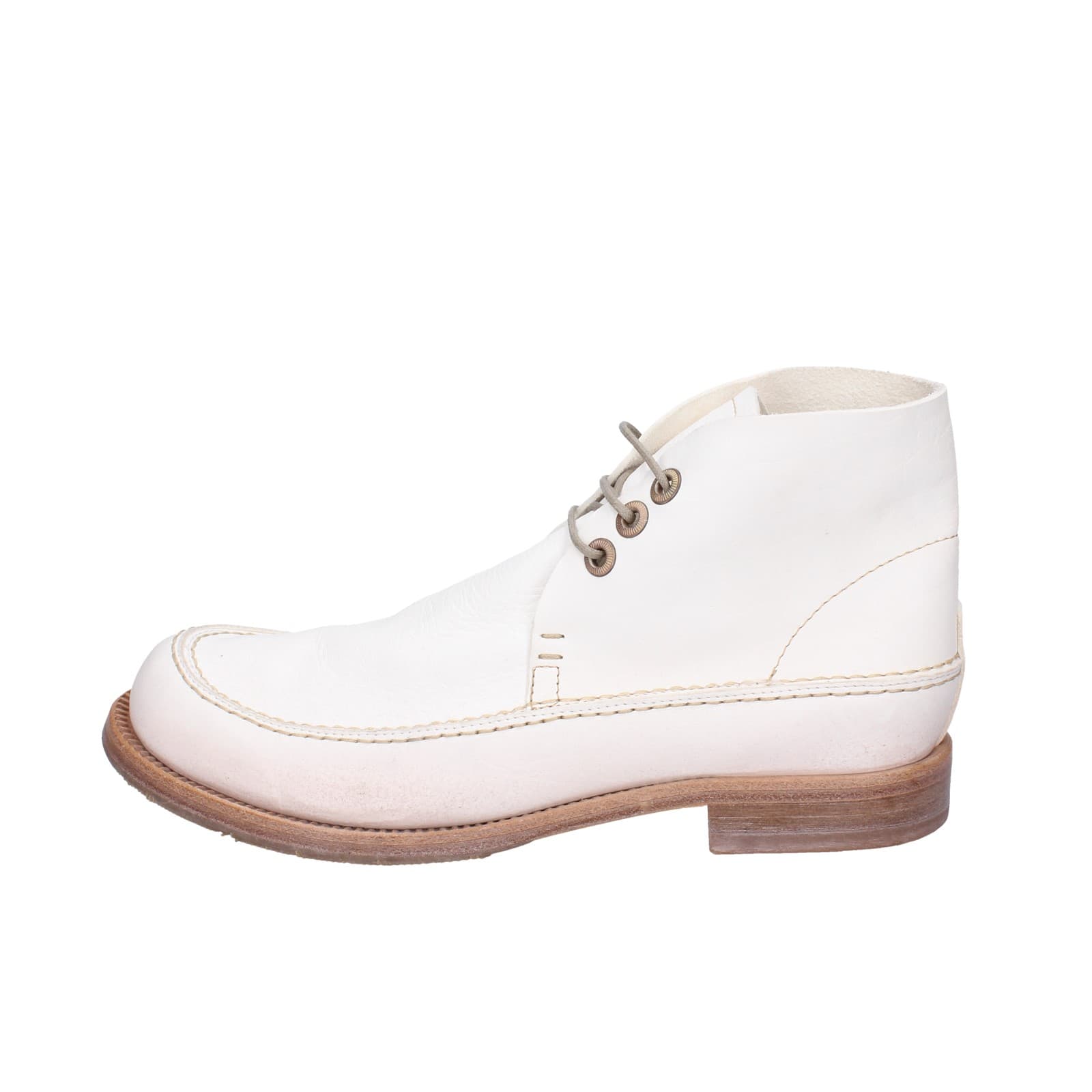 scarpe donna MOMA stivaletti bianco pelle 1BS474-NAC EZ868 Pezzi Unici