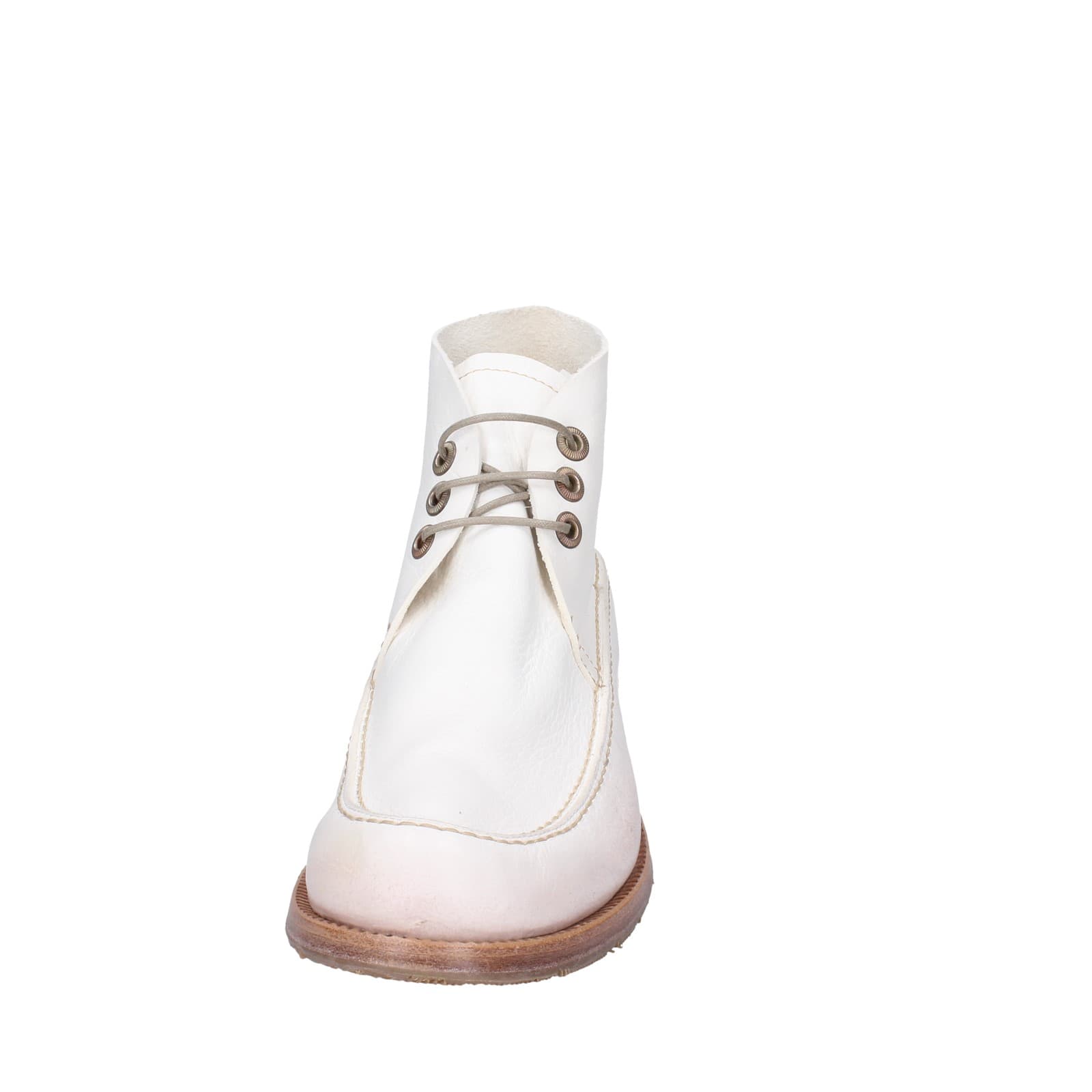scarpe donna MOMA stivaletti bianco pelle 1BS474-NAC EZ868 Pezzi Unici