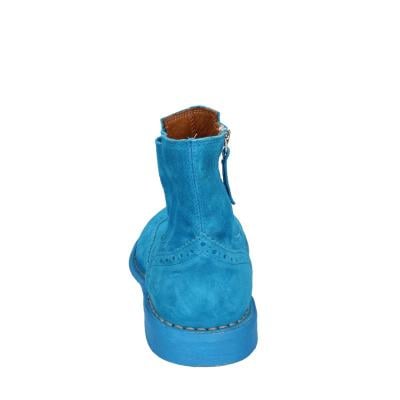 scarpe donna MOMA stivaletti celeste camoscio 1CS405-MAS BC826 Soddisfazione Garantita