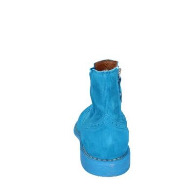 scarpe donna MOMA stivaletti celeste camoscio 1CS405-MAS BC769 Shopping online
