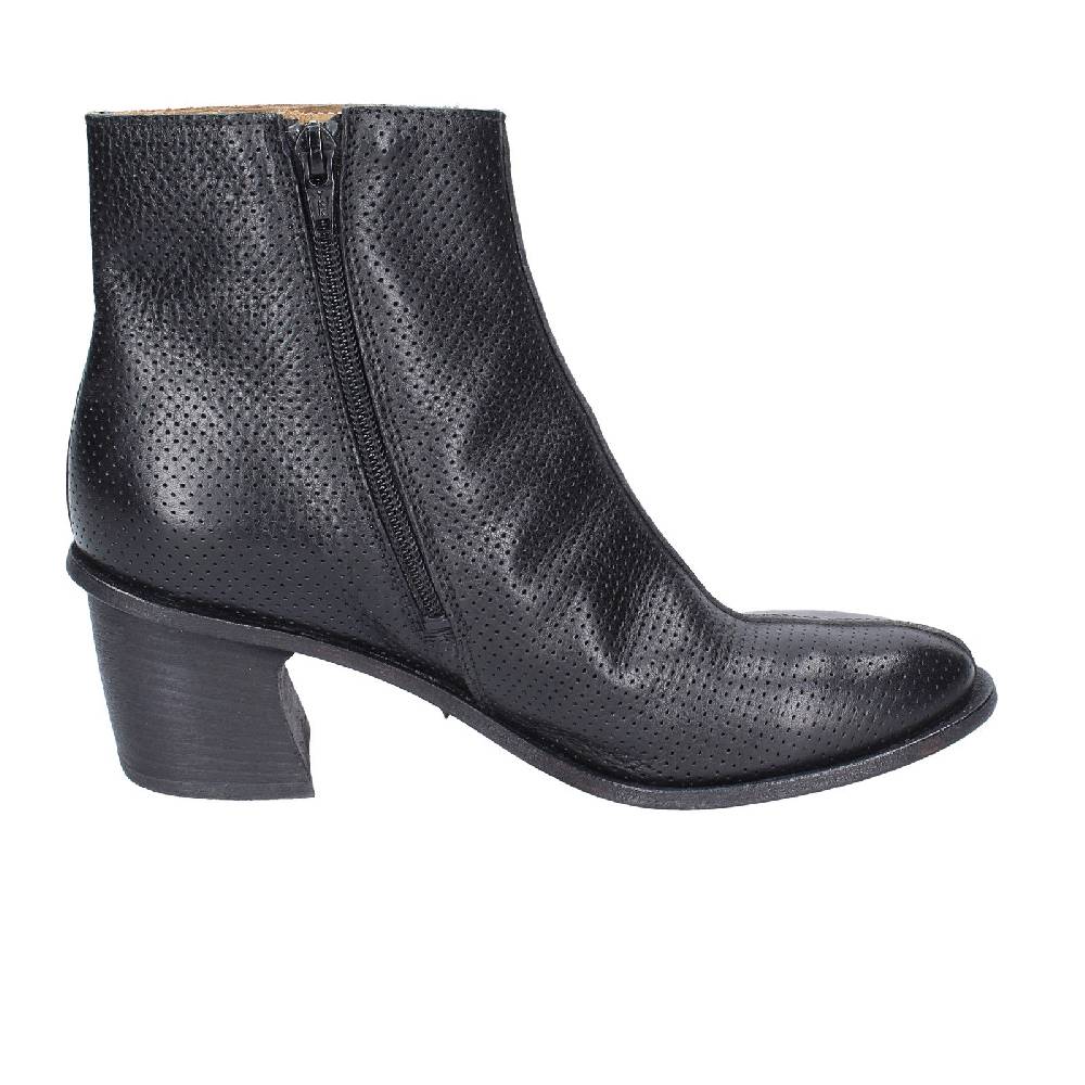 scarpe donna MOMA stivaletti nero pelle 28405C VINTAGE EX395 Consegna Veloce