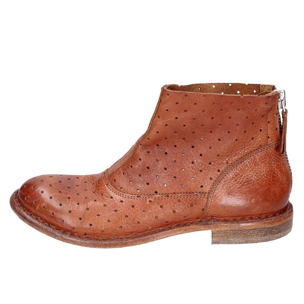 scarpe donna MOMA stivaletti marrone pelle 30403B VINTAGE EX399 Promozione Limitata