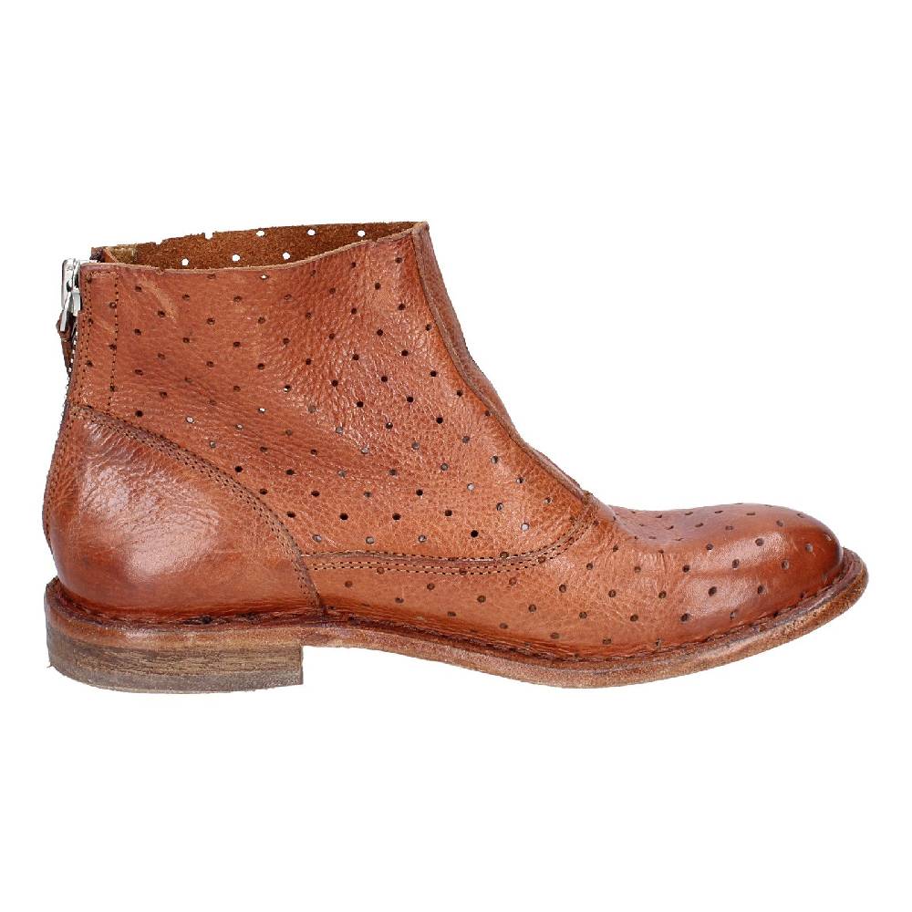 scarpe donna MOMA stivaletti marrone pelle 30403B VINTAGE EX399 Promozione Limitata