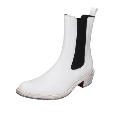 scarpe donna MOMA stivaletti bianco pelle 1CW228-CAP BD489