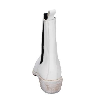 scarpe donna MOMA stivaletti bianco pelle 1CW228-CAP BD489 Affare Del Giorno