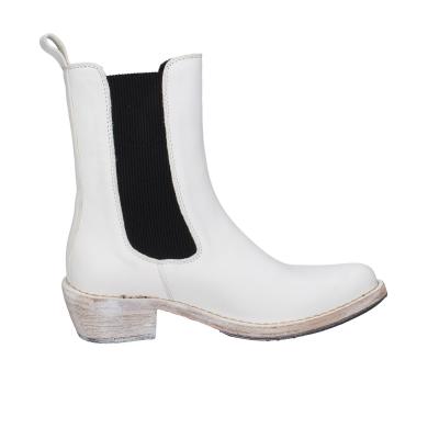 scarpe donna MOMA stivaletti bianco pelle 1CW228-CAP BD489 Affare Del Giorno