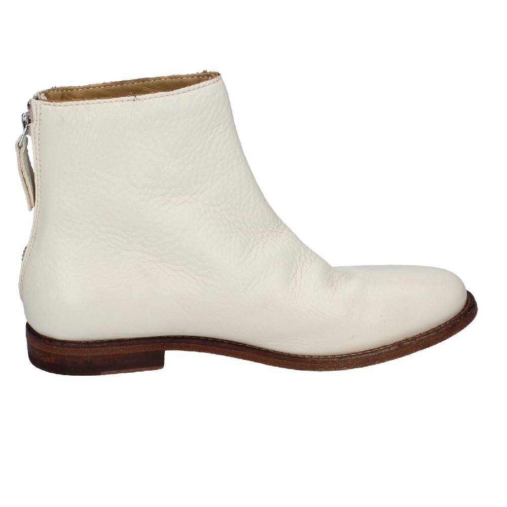 scarpe donna MOMA stivaletti bianco pelle 31402B VINTAGE EX471 Sottocosto