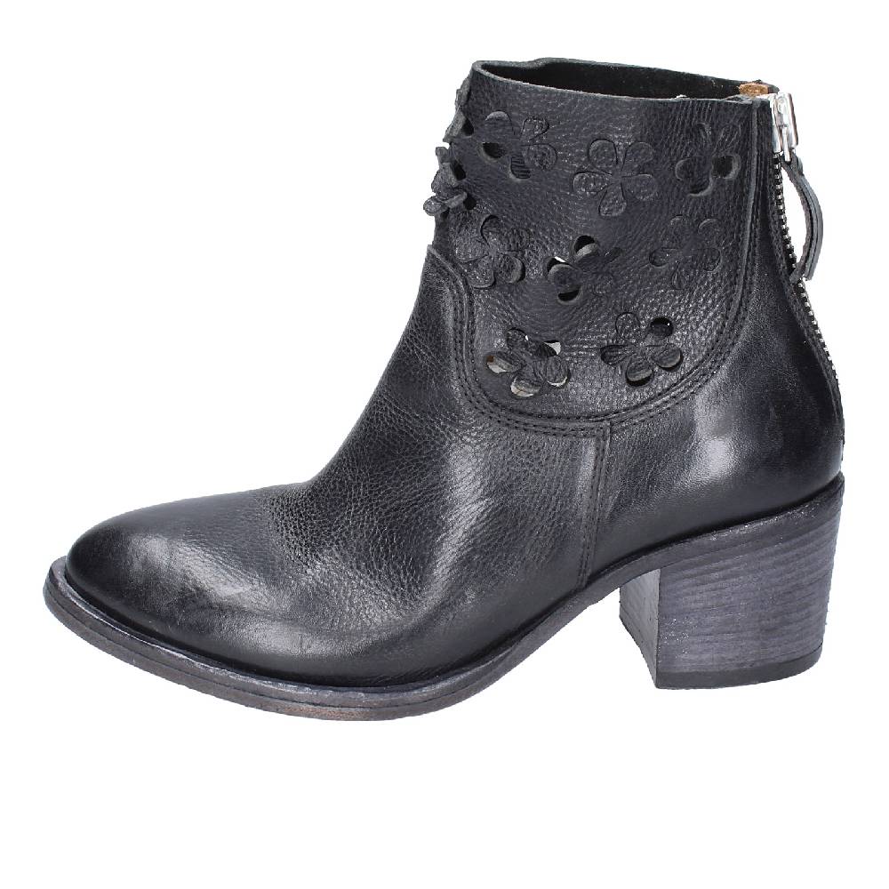 scarpe donna MOMA stivaletti nero pelle 33402C VINTAGE EX396 Novità