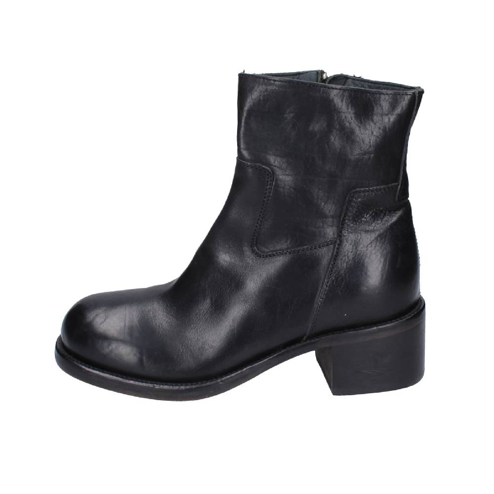 scarpe donna MOMA stivaletti nero pelle 72303C-CU EY498 Sconto