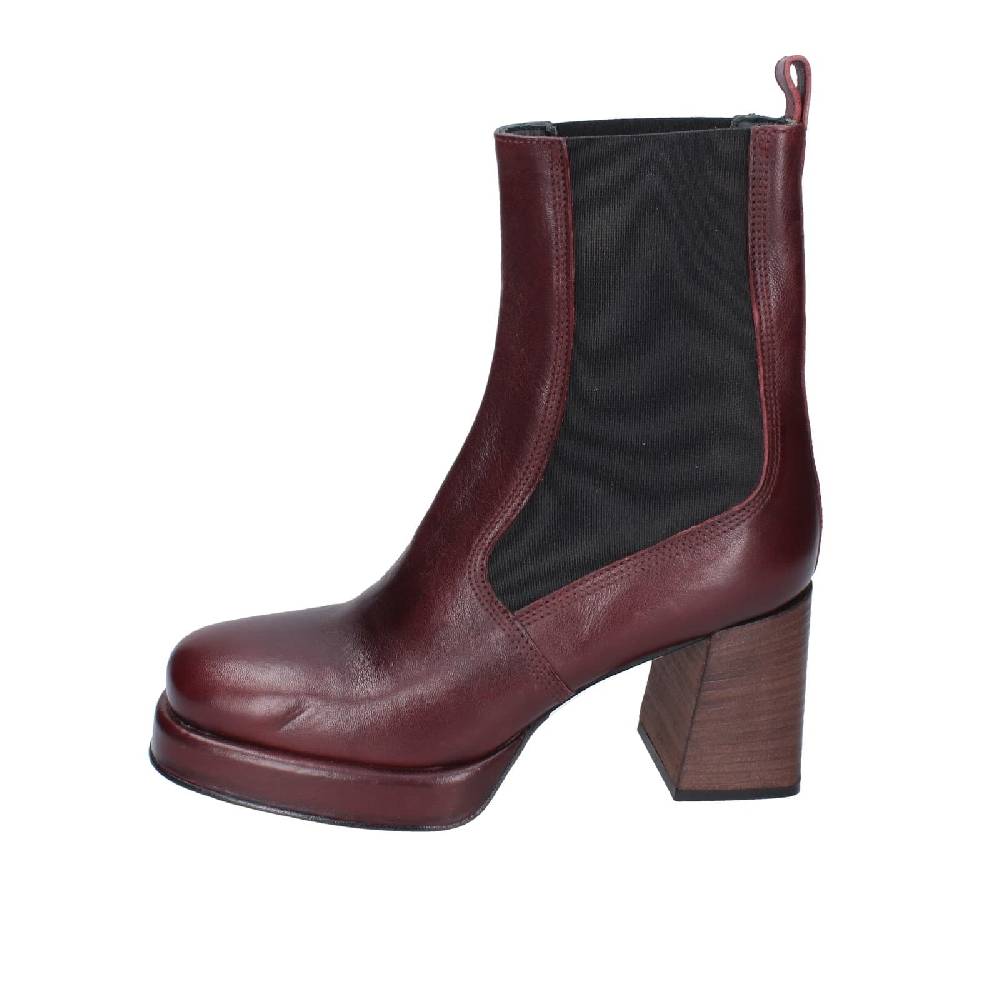 scarpe donna MOMA stivaletti bordeaux pelle 83302C EY534 Latest fashion