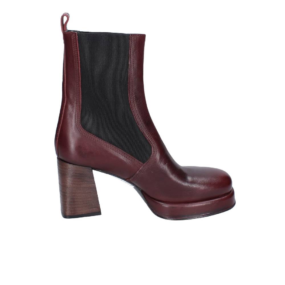 scarpe donna MOMA stivaletti bordeaux pelle 83302C EY534 Latest fashion