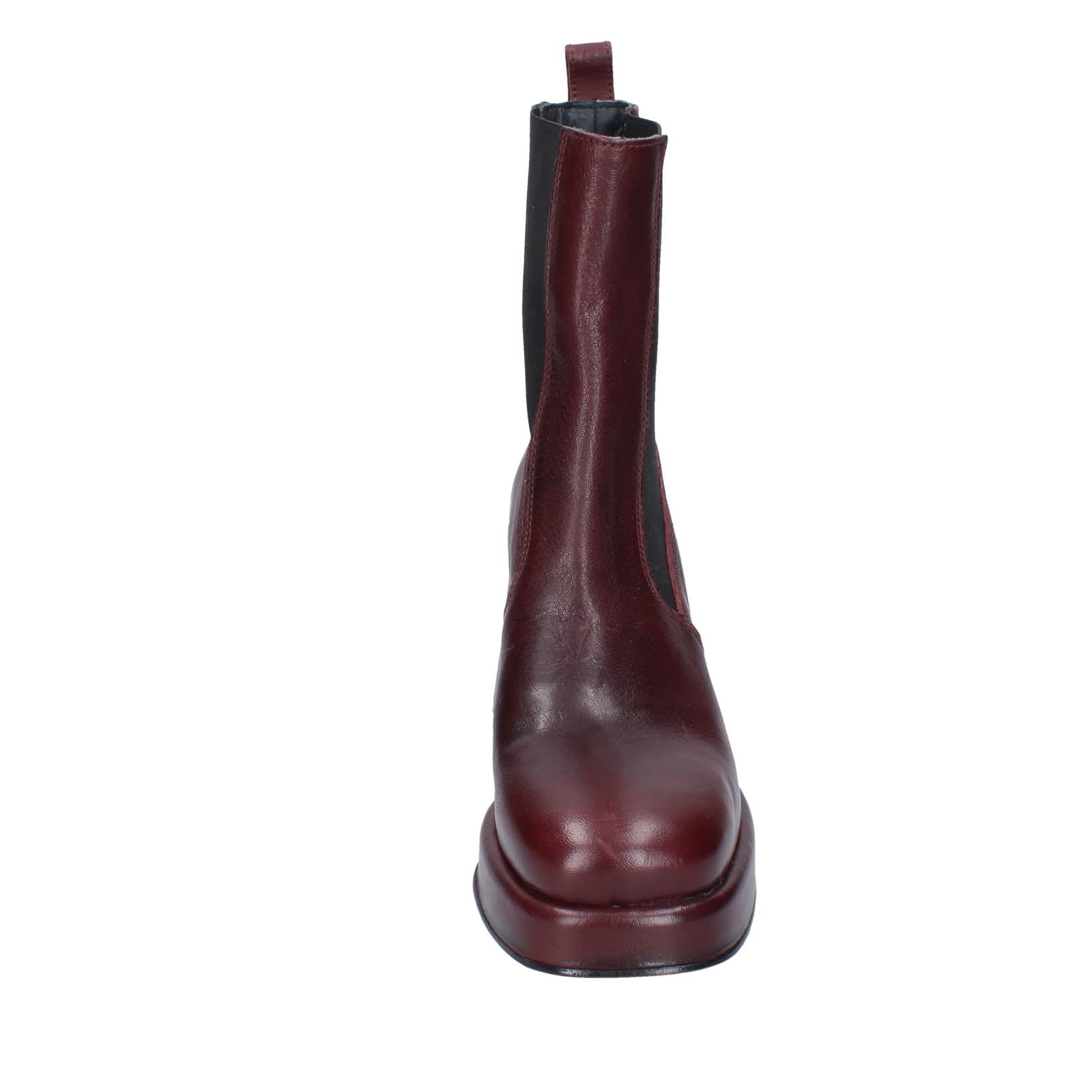 scarpe donna MOMA stivaletti bordeaux pelle 83302C EY534 Latest fashion