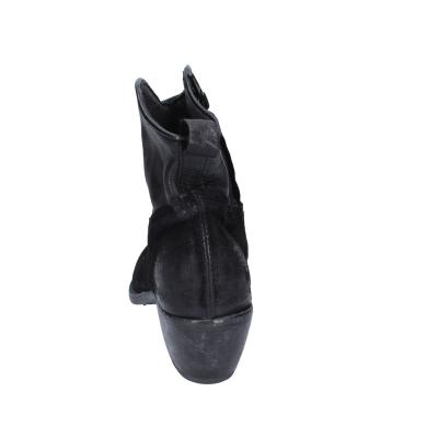 scarpe donna MOMA stivaletti nero camoscio pelle 1CW313 VINTAGE BD809 Economico