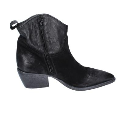 scarpe donna MOMA stivaletti nero camoscio pelle 1CW313 VINTAGE BD809 Economico