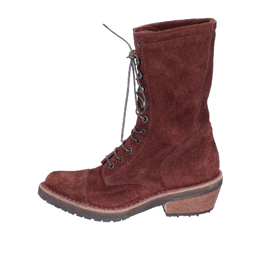scarpe donna MOMA stivaletti bordeaux camoscio 77301C VINTAGE EX520 Outlet