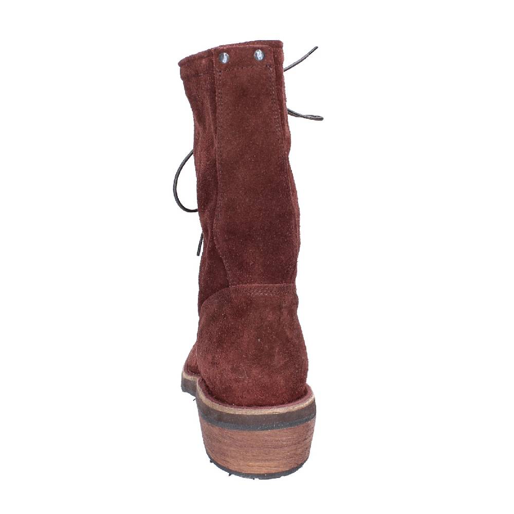 scarpe donna MOMA stivaletti bordeaux camoscio 77301C VINTAGE EX520 Outlet