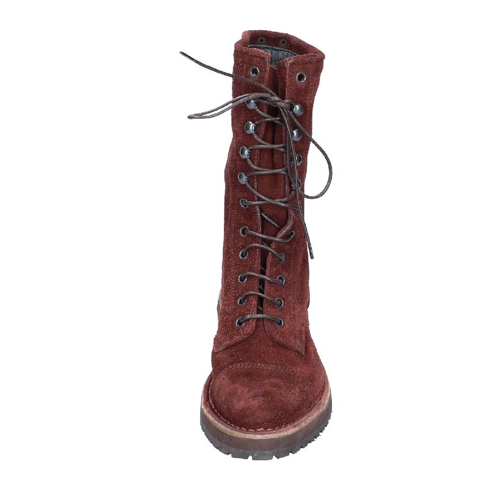 scarpe donna MOMA stivaletti bordeaux camoscio 77301C VINTAGE EX520 Outlet
