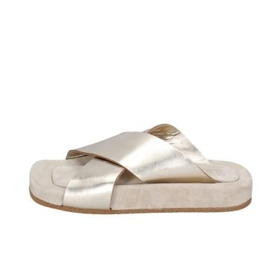 scarpe donna MOMA sandali oro pelle 1GS473 BC820 Offerte
