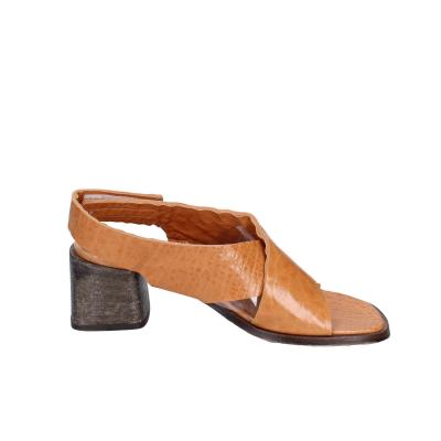scarpe donna MOMA sandali marrone pelle 1GS462 BC803 Vendita Economica