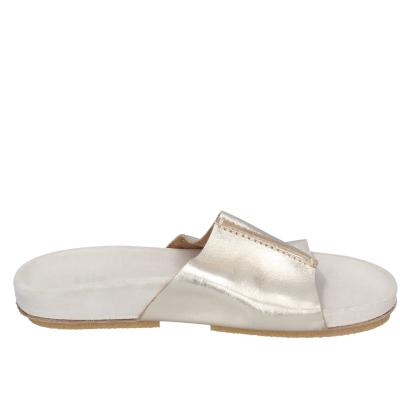 scarpe donna MOMA sandali oro pelle platino 1GS455-RA BC69 Saldi Di Fabbrica