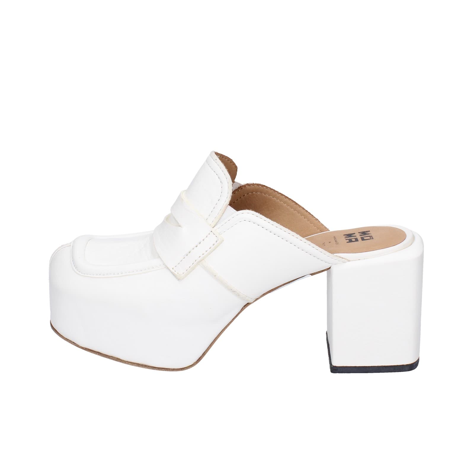 scarpe donna MOMA sandali bianco pelle 1GS448-NAC EZ893 In Saldo