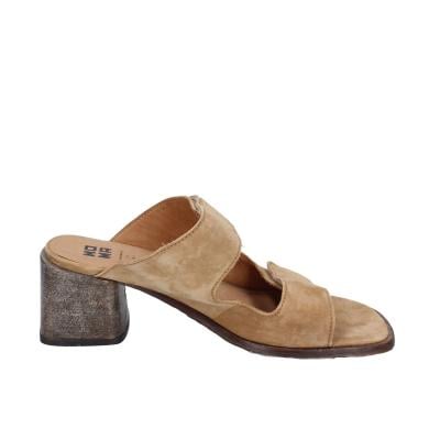 scarpe donna MOMA sandali marrone camoscio 1GS461 BC835 Nuova