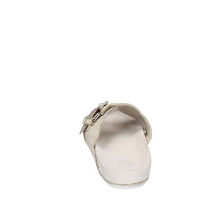 scarpe donna MOMA sandali beige pelle oro camoscio 1GS458-K0B BC770 2025