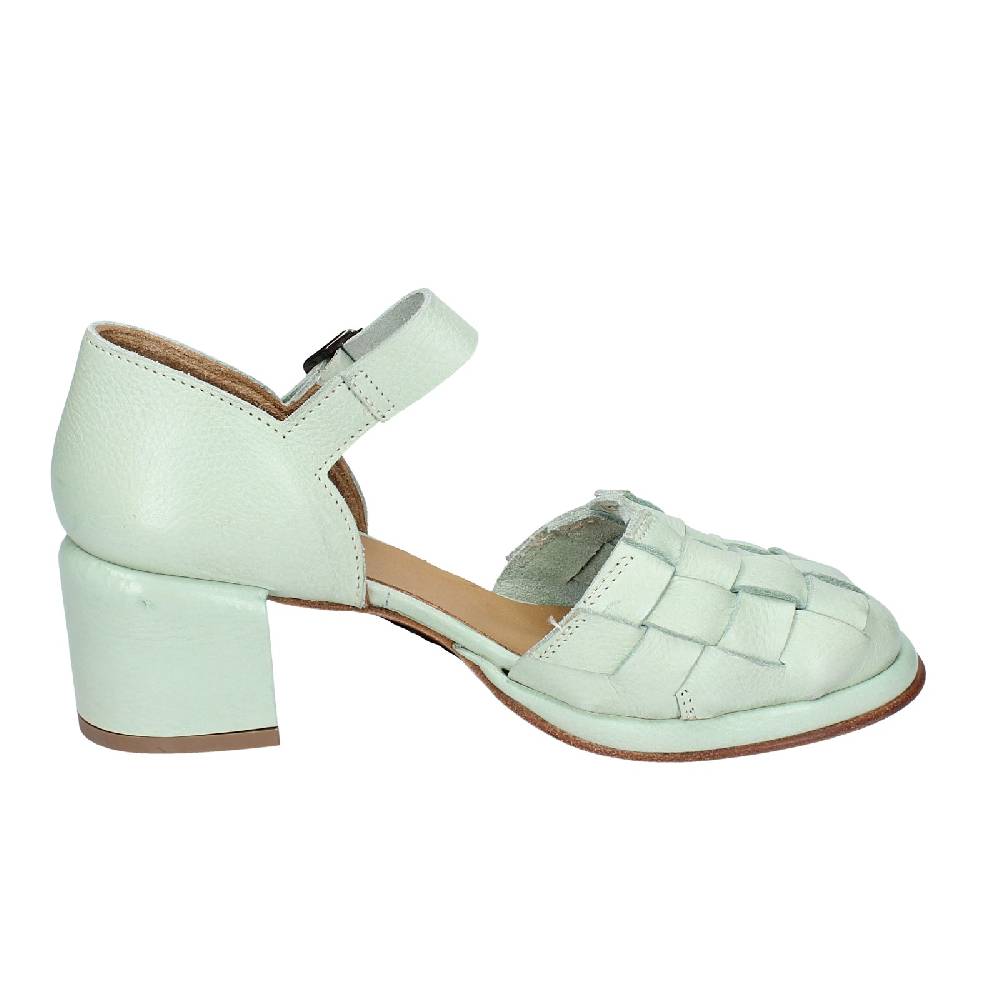 scarpe donna MOMA sandali verde pelle 44402G VINTAGE EX462 Italy