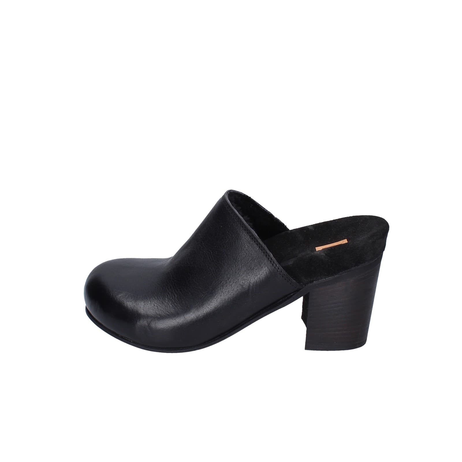 scarpe donna MOMA sandali nero pelle 86301G-CUM EY490 Italia
