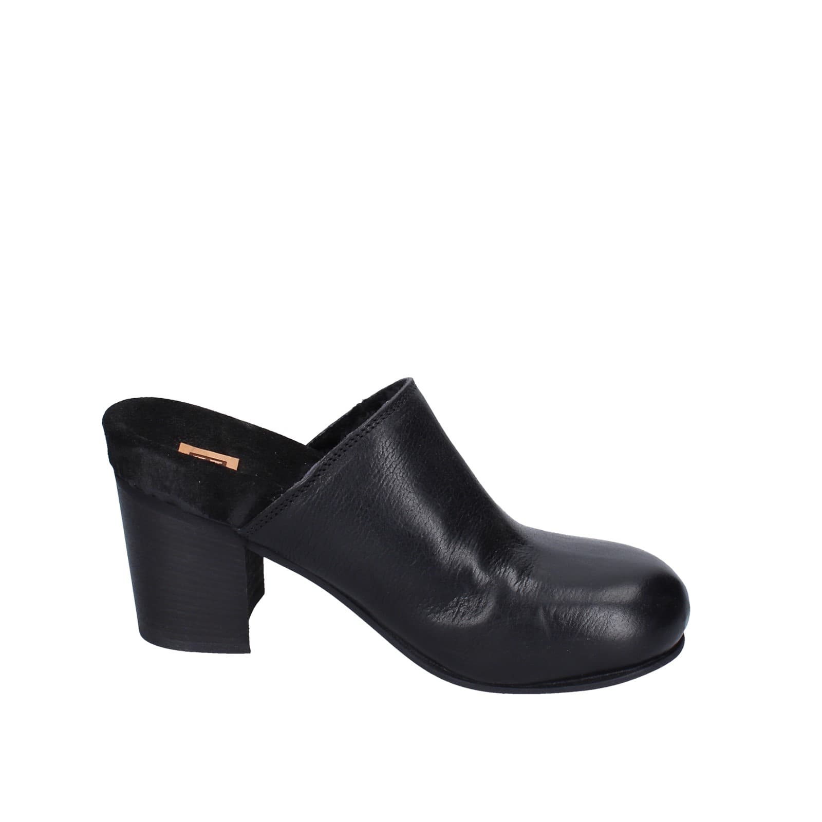 scarpe donna MOMA sandali nero pelle 86301G-CUM EY490 Italia