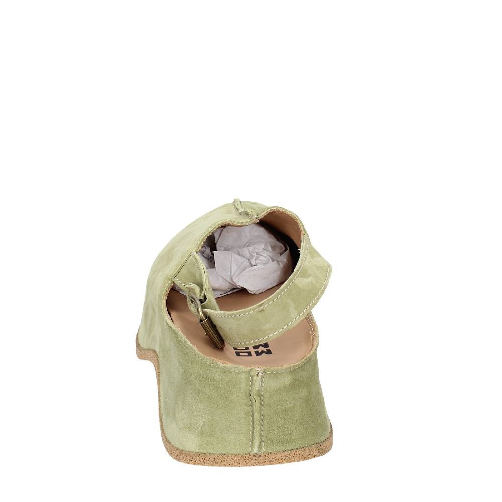 scarpe donna MOMA sandali verde camoscio 1GS468 EX373 In Linea