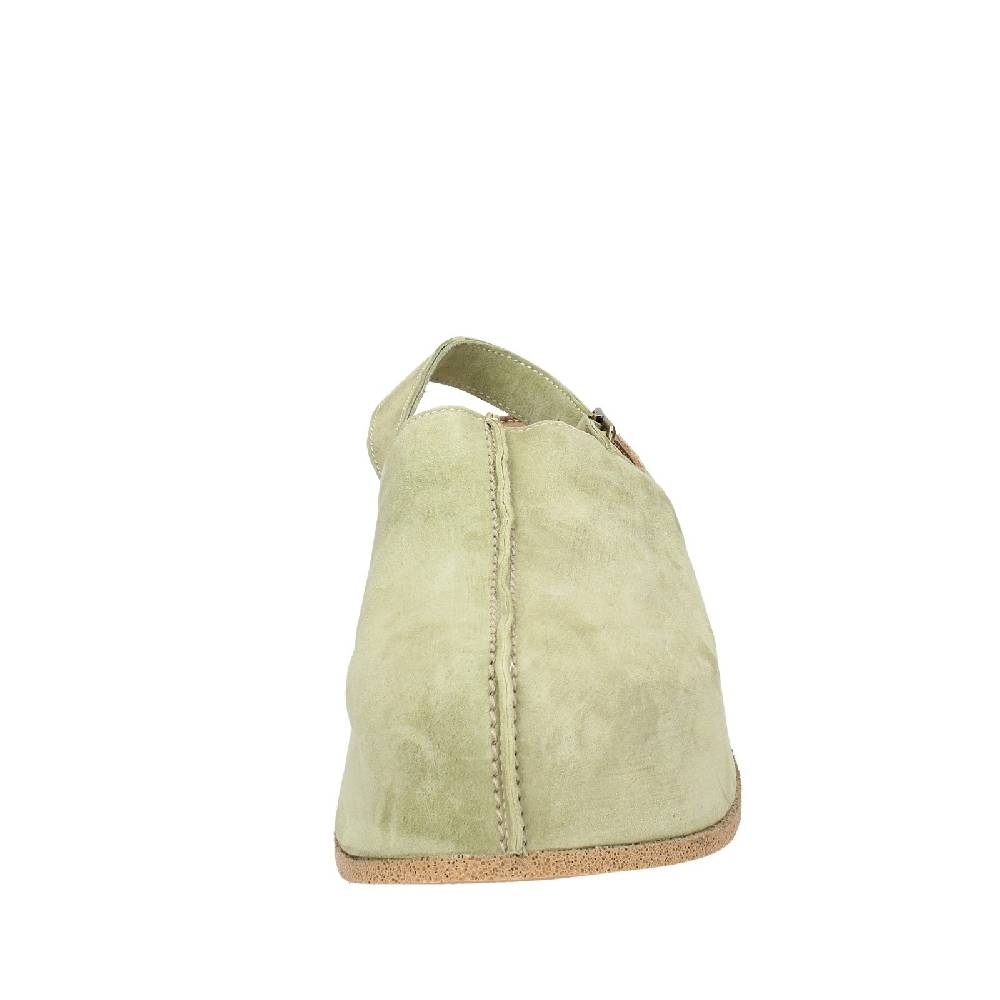 scarpe donna MOMA sandali verde camoscio 1GS468 EX373 In Linea