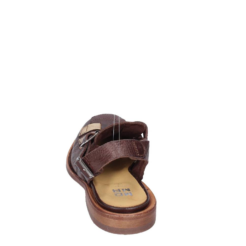 scarpe donna MOMA sandali marrone pelle platino 40403G VINTAGE EX409 Nuovo