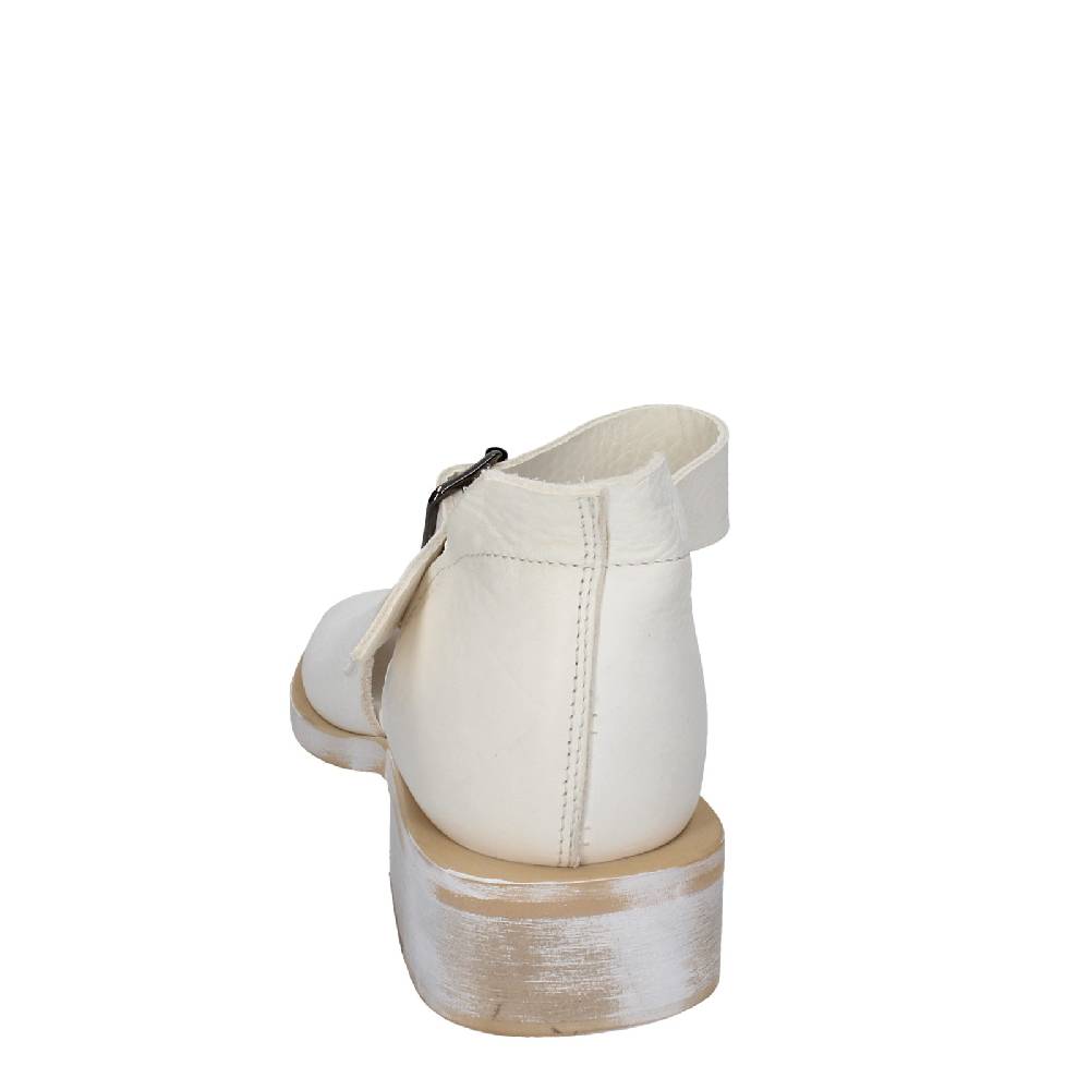 scarpe donna MOMA sandali bianco pelle oro 35403G VINTAGE EX403 Promozione