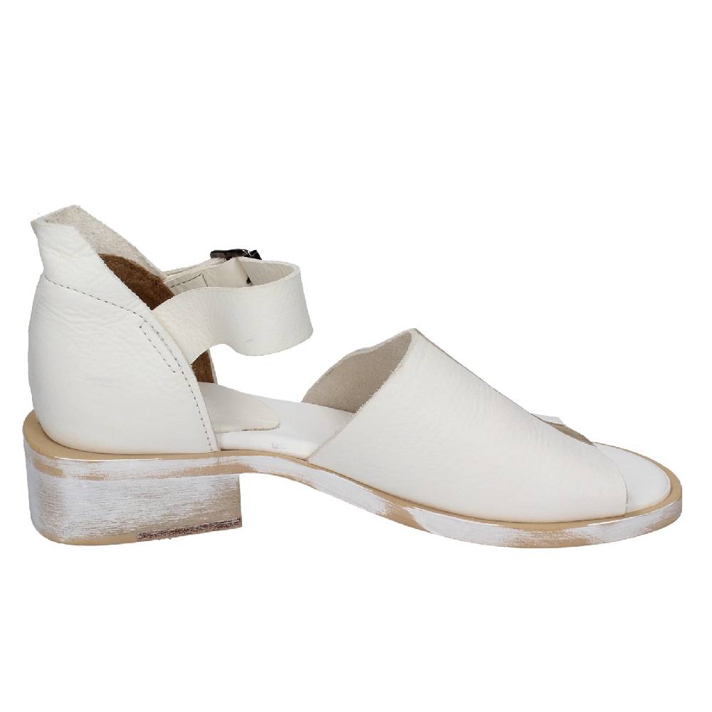 scarpe donna MOMA sandali bianco pelle oro 35403G VINTAGE EX403 Promozione
