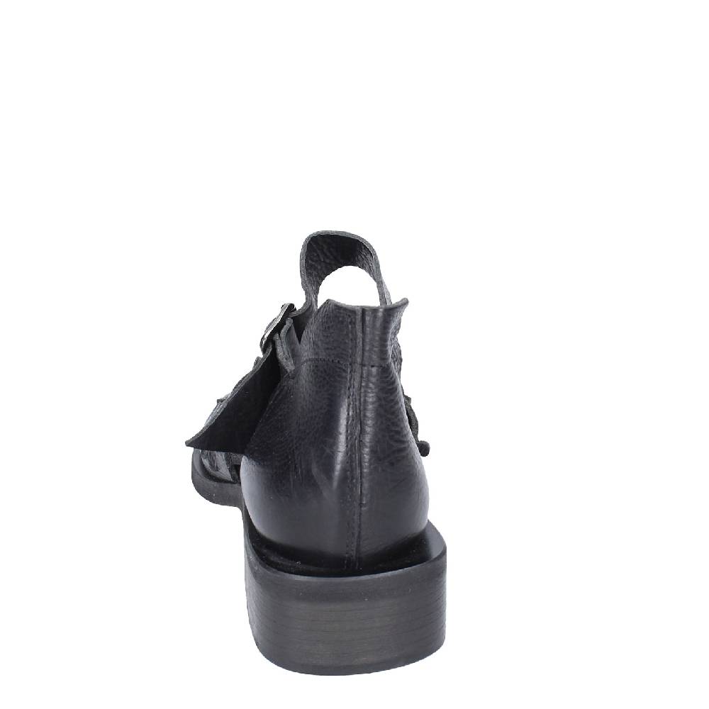 scarpe donna MOMA sandali nero pelle 35404G VINTAGE EX405 Spedizione Gratuita