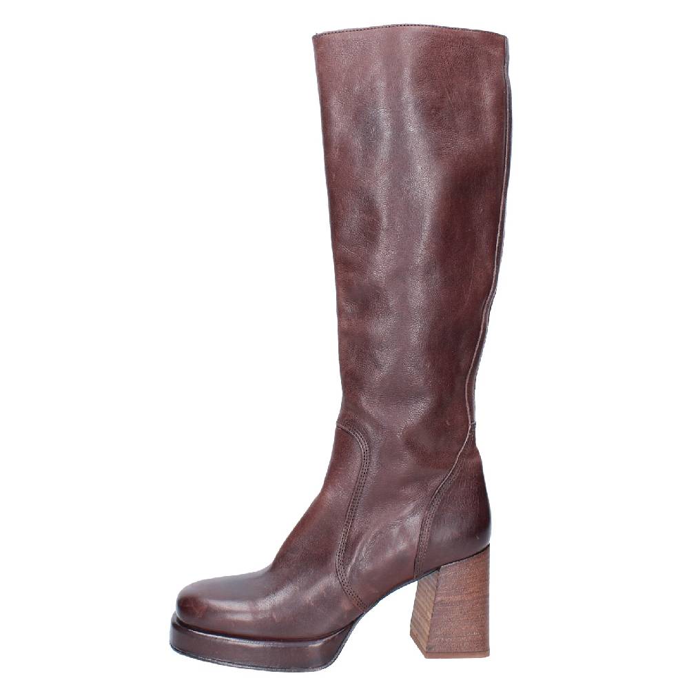 scarpe donna MOMA stivali marrone pelle 83303D VINTAGE EX522 Shopping Online