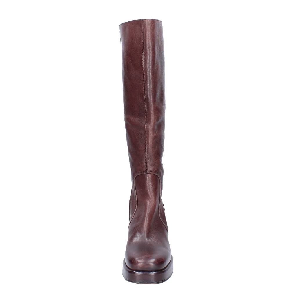 scarpe donna MOMA stivali marrone pelle 83303D VINTAGE EX522 Shopping Online